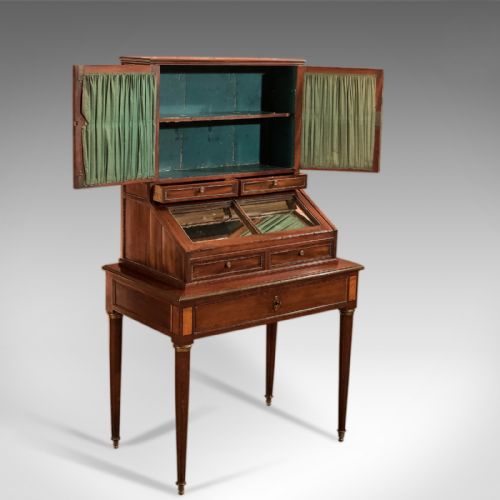 fig 1. Antique Bonheur du Jour, Gamichon A Paris