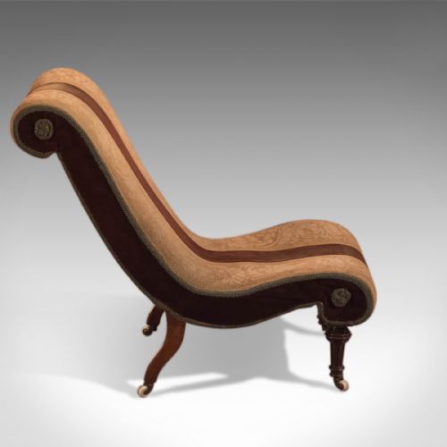 fig 2. Antique Salon Chair, Victorian c1850