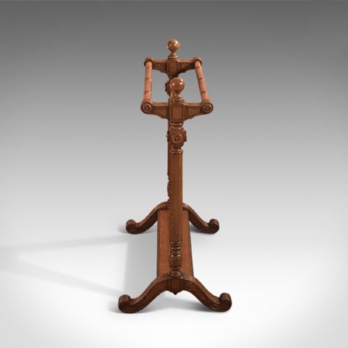 fig 2. Antique Towel Rail, Large Victorian Stand c.1850