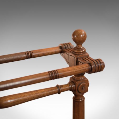 fig 3. Antique Towel Rail, Large Victorian Stand c.1850