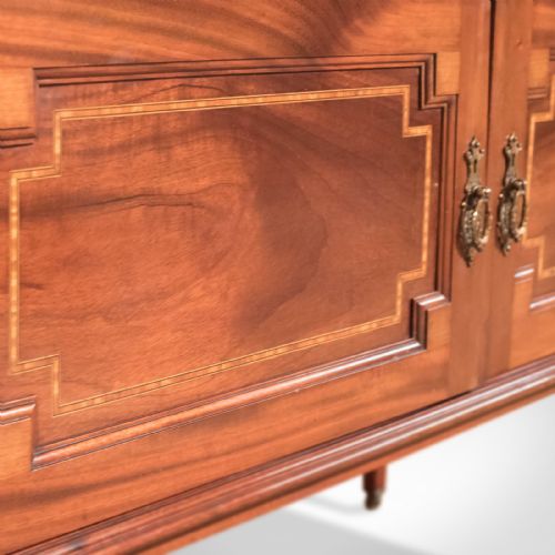 fig 3. Antique Washstand Edwardian Marble Top Cabinet
