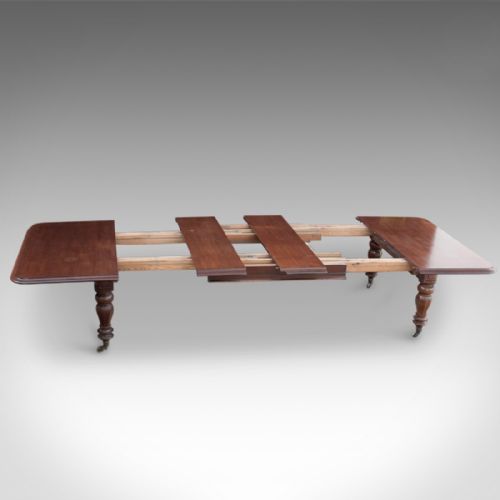 Large Antique Extending Dining Table, Victorian C.1870