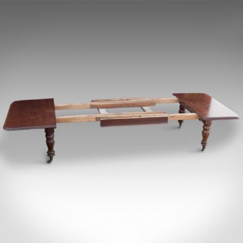 fig 1. Large Antique Extending Dining Table, Victorian c.1870