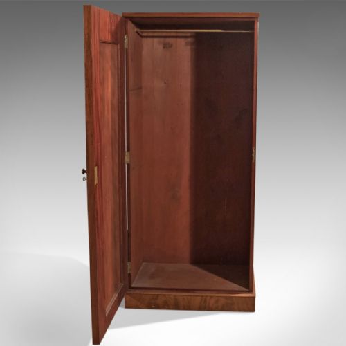 fig 2. Antique Hall Cupboard, Victorian Mahogany Wardrobe c.1900