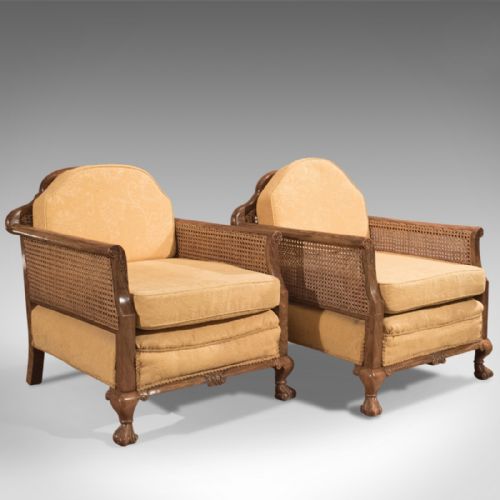 fig 1. Antique Conservatory Suite, Edwardian Bergere c.1910
