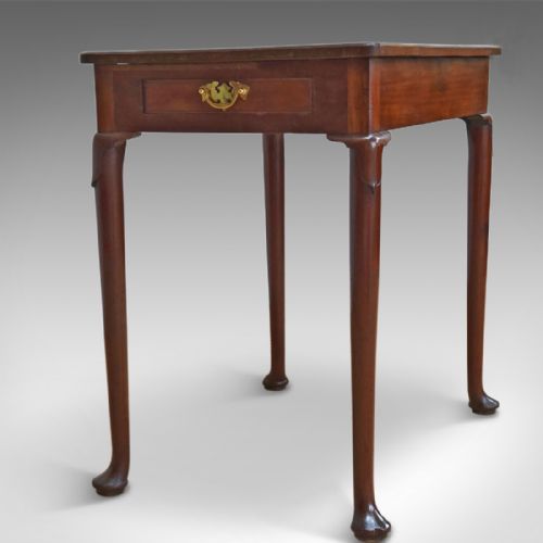 Antique Side Table, Early Georgian, Walnut C.1750