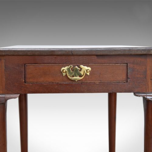 fig 3. Antique Side Table, Early Georgian, Walnut c.1750