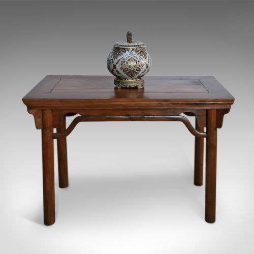 Antique Chinese Wine Table, Oriental Side Table, 19th Century