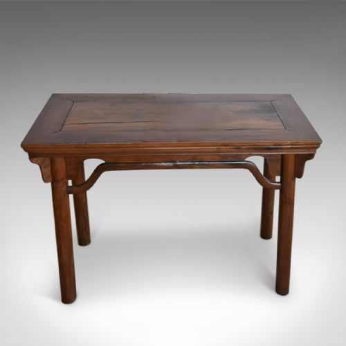 fig 1. Antique Chinese Wine Table, Oriental Side Table, 19th Century
