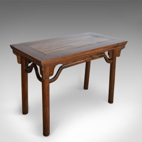 fig 2. Antique Chinese Wine Table, Oriental Side Table, 19th Century