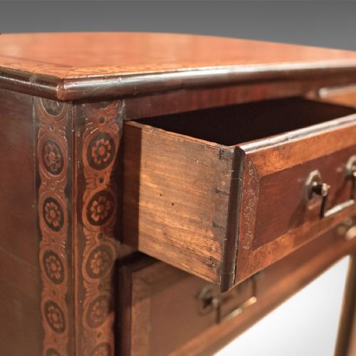 fig 3. Antique Lowboy, Early Georgian Mahogany c.1720