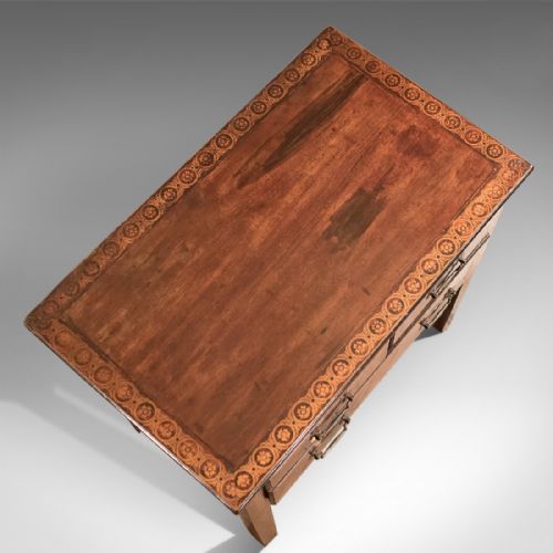 fig 4. Antique Lowboy, Early Georgian Mahogany c.1720