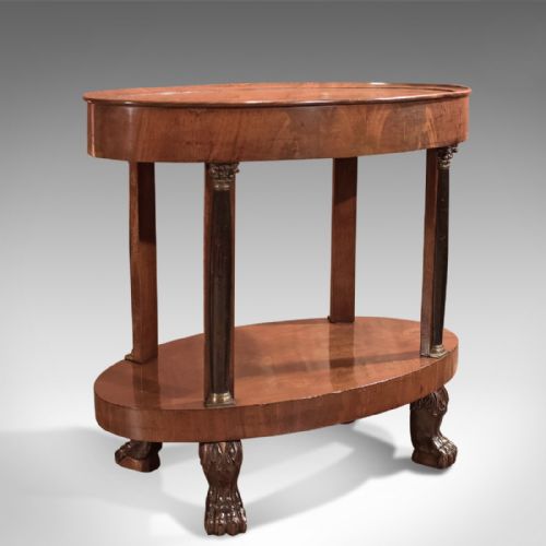 Antique Side Table, French Empire Gueridon Circa 1815
