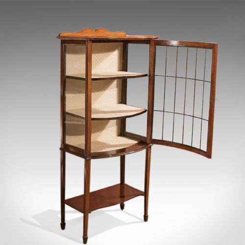 fig 4. Antique Glazed Display Cabinet, Edwardian c.1910