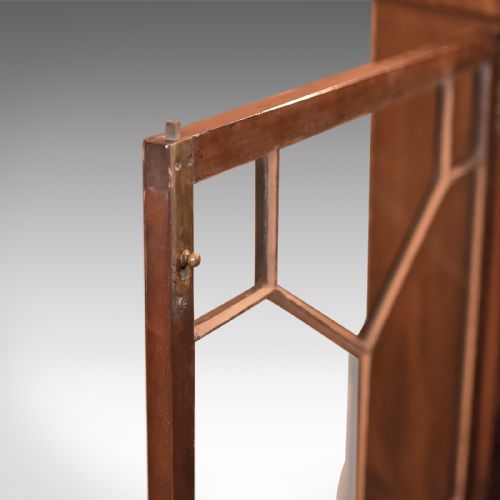 fig 3. Antique Glazed Bookcase, Victorian Walnut c.1880