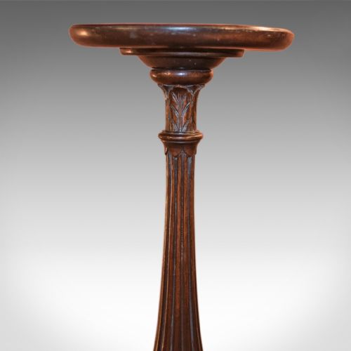 fig 2. Antique Plant Stand, Victorian Torchere C19th