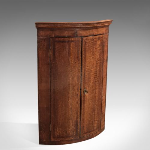 fig 2. Antique Corner Cabinet, Georgian Hanging Cupboard c1780
