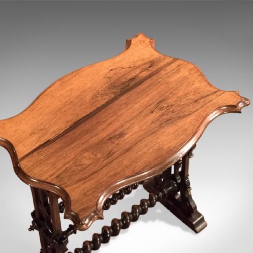 fig 1. Victorian Rosewood Side Table, c.1860