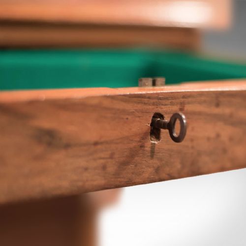 fig 4. Antique Work Table, Victorian Sewing Table c1860