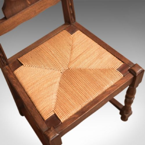 fig 4. Edwardian Set of 6 Antique Dining Chairs, c.1910