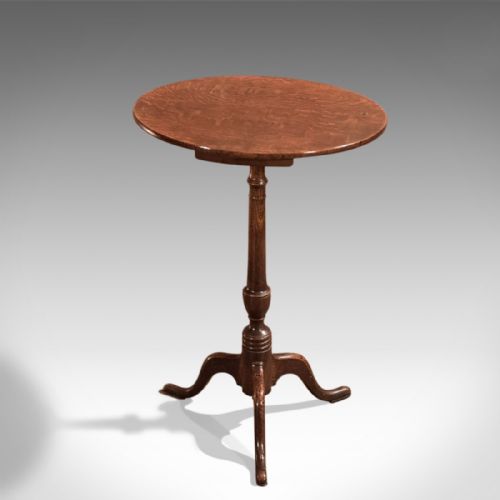 Georgian Antique Wine Table in Oak, C1800