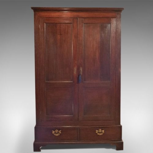fig 1. Georgian Antique Panelled Wardrobe, c.1800