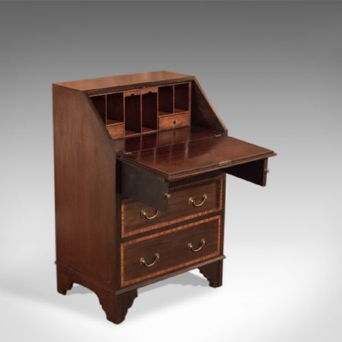 fig 2. Edwardian Mahogany Bureau, c.1910