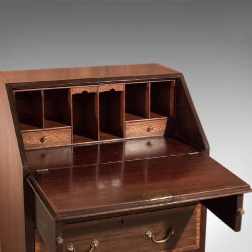 fig 3. Edwardian Mahogany Bureau, c.1910