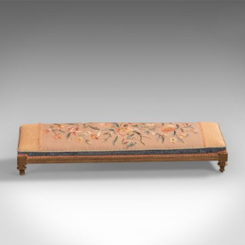 fig 1. 19th Century Antique Foot Stool, Victorian Carriage c.1880