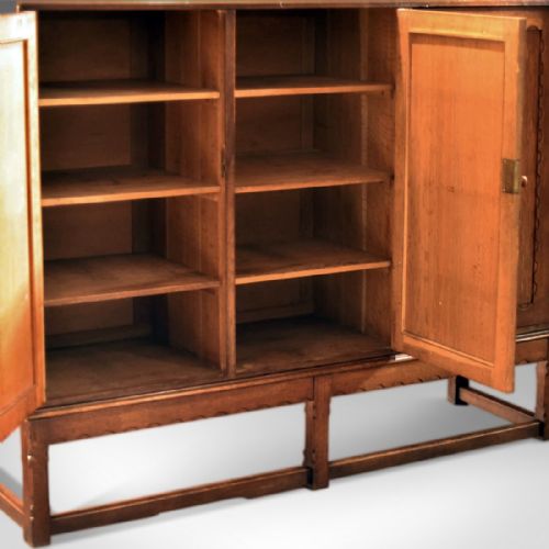 fig 3. Arts & Crafts Oak Larder Antique Cabinet, c.1900