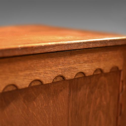 fig 4. Arts & Crafts Oak Larder Antique Cabinet, c.1900