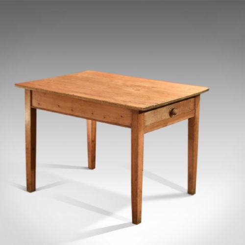 Victorian Antique Pine Table, C.1900