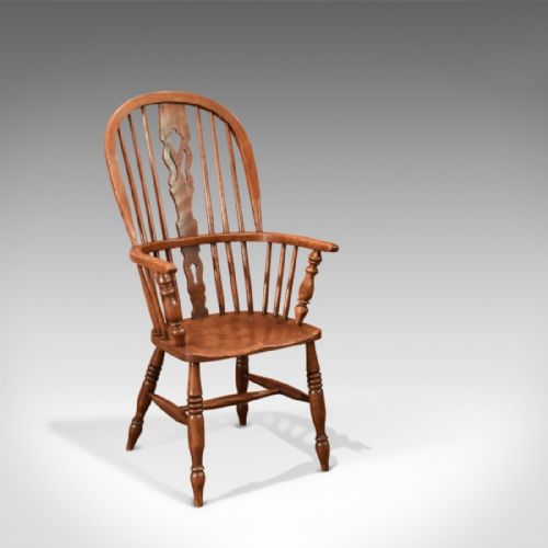 Antique Windsor Stick Back Chair, Victorian C.1870