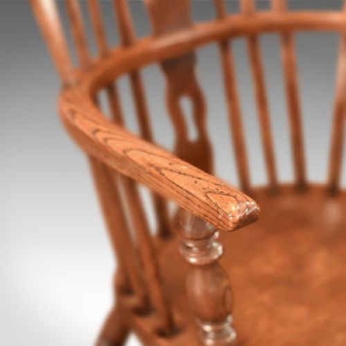 fig 3. Antique Windsor Stick Back Chair, Victorian c.1870