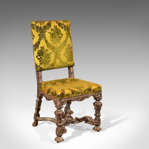 Antique Side Chair, French, 19th Century