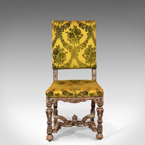 fig 1. Antique Side Chair, French, 19th Century