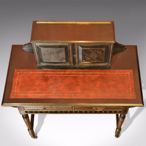 fig 7. Aesthetic Movement Antique Bonheur du Jour, c.1880