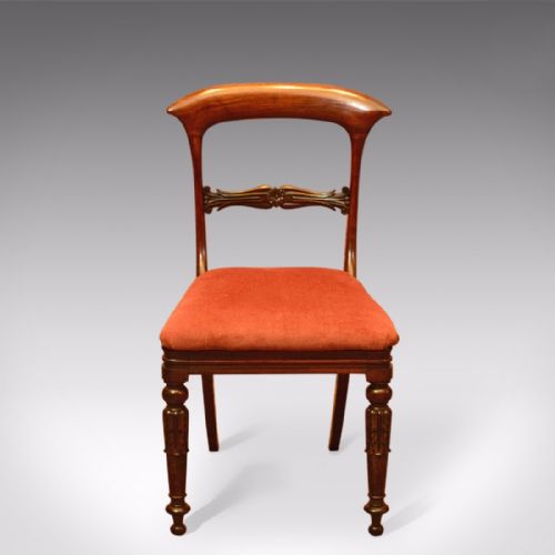 fig 2. Regency Set of 4 Rosewood Antique Dining Chairs, c.1820