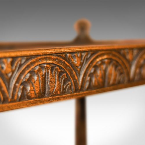fig 4. Antique Stick Stand, Late Victorian Oak c.1890
