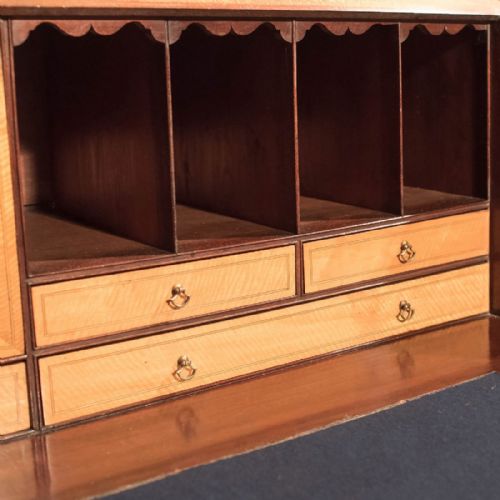fig 4. Antique Bureau, Georgian Mahogany c.1780