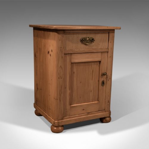 Antique Small Cabinet Pot Cupboard or Bedside - Quality Victorian Pine C1900
