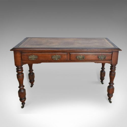 fig 1. Antique Desk, Late Victorian Writing Table c.1880