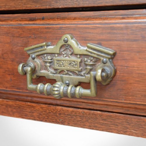 fig 2. Antique Desk, Late Victorian Writing Table c.1880