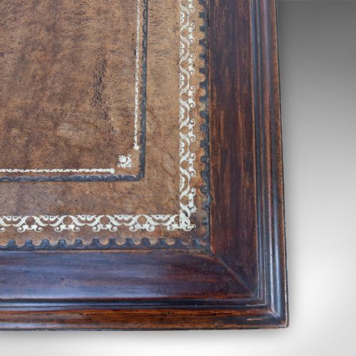 fig 3. Antique Desk, Late Victorian Writing Table c.1880