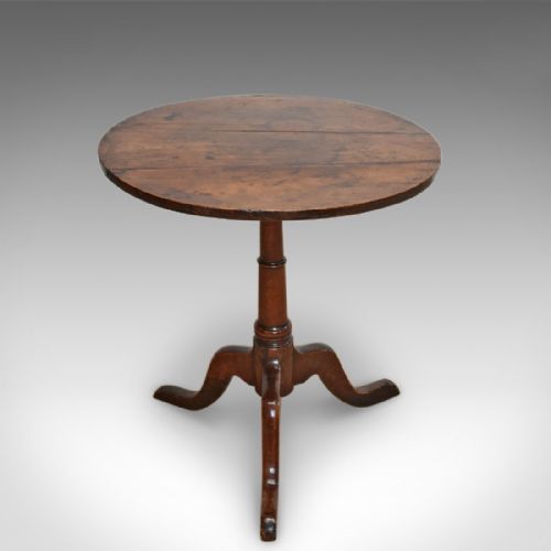 Antique Tilt Top Table, Georgian Cherry C.1780