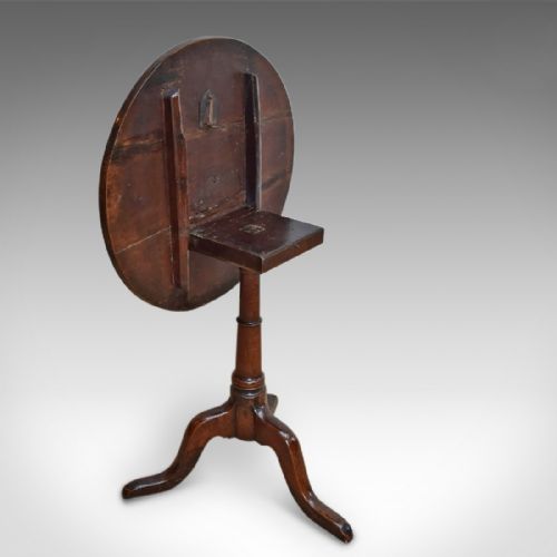fig 2. Antique Tilt Top Table, Georgian Cherry c.1780