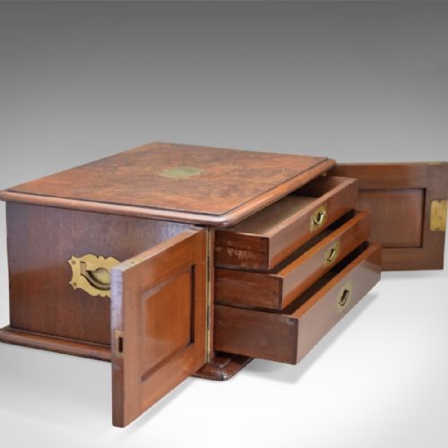 fig 4. Antique Collectors Chest, Victorian Specimen Cabinet
