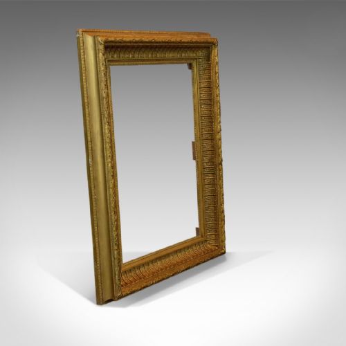 fig 1. Victorian Wood and Gilt Antique Picture Frame, c.1880