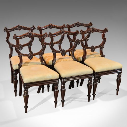 Set of Six Antique Chairs, Rosewood, William IV C.1835