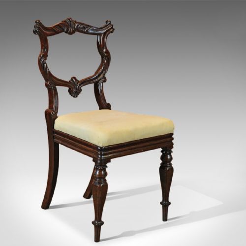 fig 3. Set of Six Antique Chairs, Rosewood, William IV c.1835